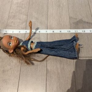Black Doll WithDenim Flare Jeans